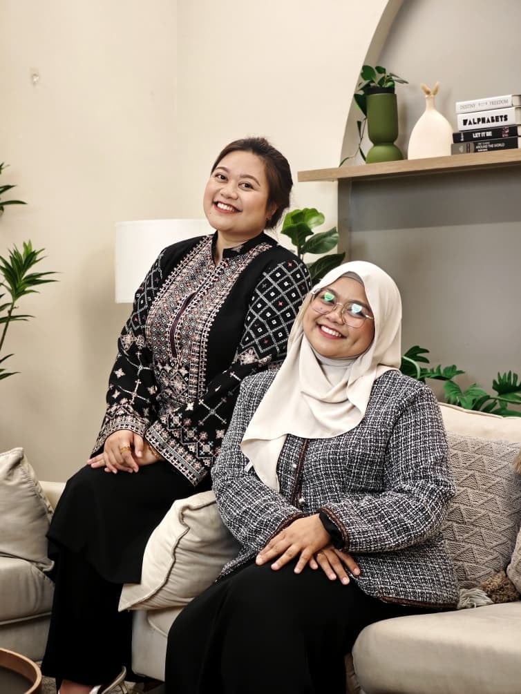 Bonda Liyana and Aqila — the two sisters who founded Milk and Mum Hub
